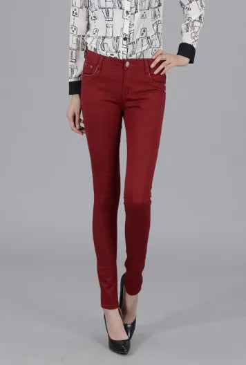 Women White Office Pants