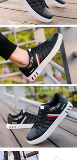 Men’s PU Leather Casual Sneakers