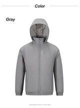 Men Cooling Fan USB Cotton Jacket