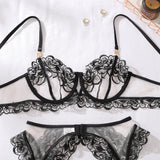 Women 5PCS Lace Lingerie Set