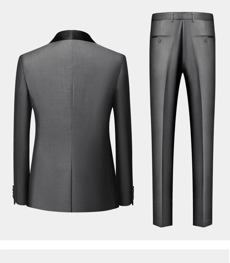Men's Plus Size Suit – Business 3-Piece Outfit
