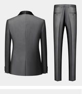 Men's Plus Size Suit – Business 3-Piece Outfit