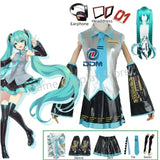 Hatsune Miku Silver Leather Cosplay Costume