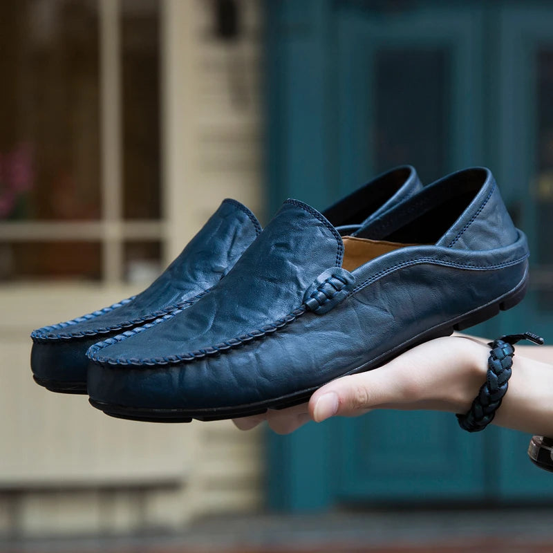 Men Genuine Leather Casual Loafers