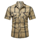 Men Plaid Casual Shirt