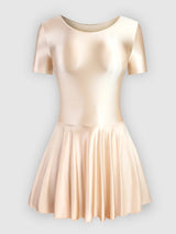 Women Satin Sports Ballet Skirt