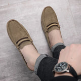 Men Suede Slip Ons