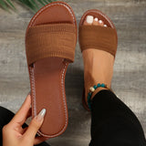 Women Luxury Flat Sandals Designer Slides