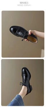 Women Leather Brogues – 2025