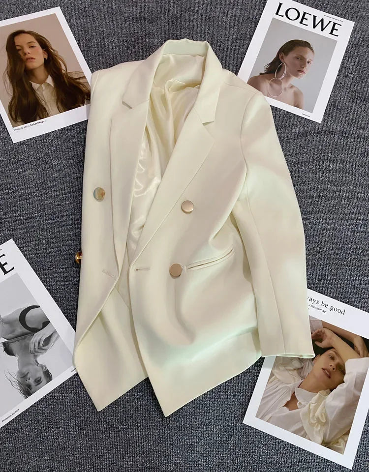 SilhouetteFit™ – Slim Blazer (Korean Fashion, Office-Ready Slimming Design)