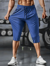 Men Cropped Athletic Pants
