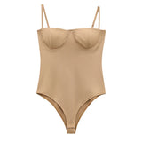 Satin Camisole Bodysuit Women – Backless Lingerie