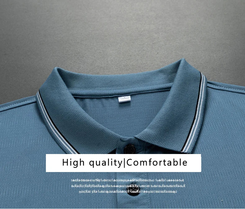 Men Anti-Wrinkle Pocket Polo Shirt
