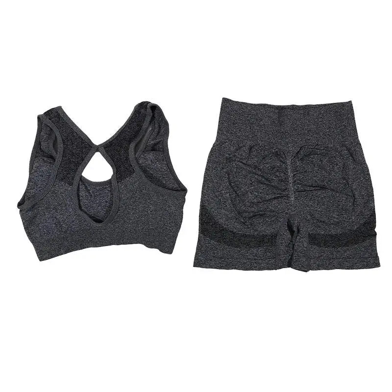 Women Yoga Vest & Shorts Set