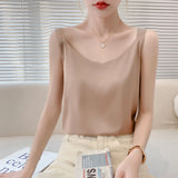 Satin Silk V-Neck Cami