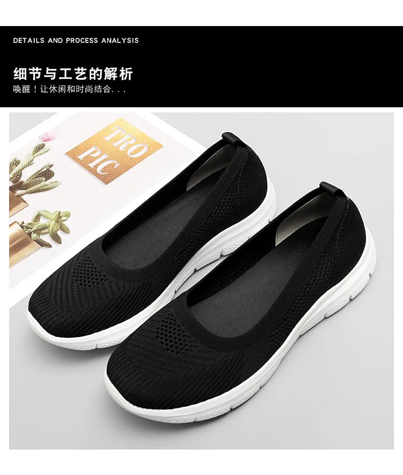 Women Knitted Sock Sneakers Casual Trainers