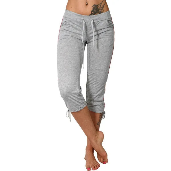 Women Pocket Mid-Rise Cropped Leggings