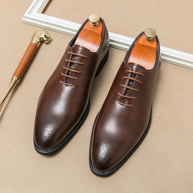 Men Luxury Wedding Oxford Shoes