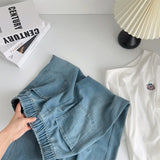 Women Silk Washed Wide Leg Jeans