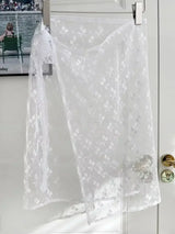 Women Vintage Lace Tulle Bandage Skirt