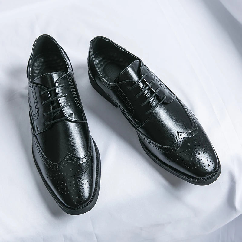 Men’s Full-Grain Leather Dress Shoes