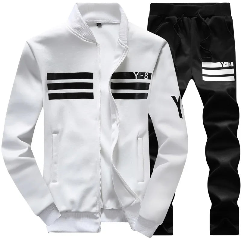 Men’s Plus Size Sporting Tracksuit Set