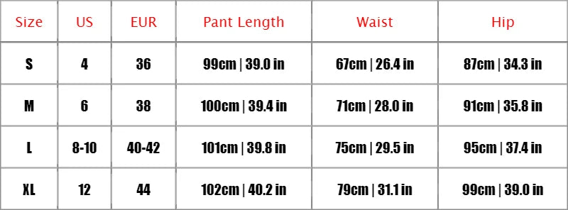 Women High Waist Casual Pants