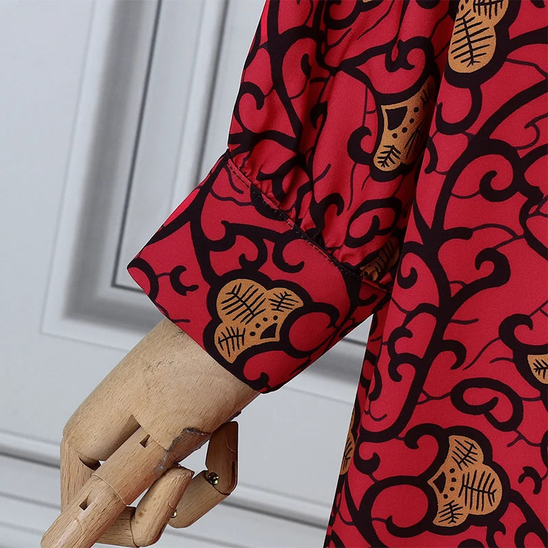 Women Batwing Boho Maxi Dress