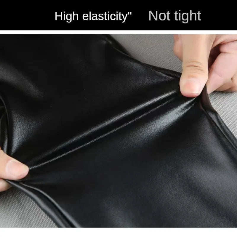 Women Winter Leather Leggings