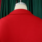 Women Plus Size Long Sleeve Pants Set