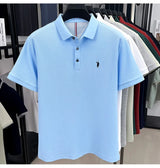 Men Cotton Embroidered Polo Shirt