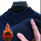 Men's Mink Cashmere O-Neck Sweater