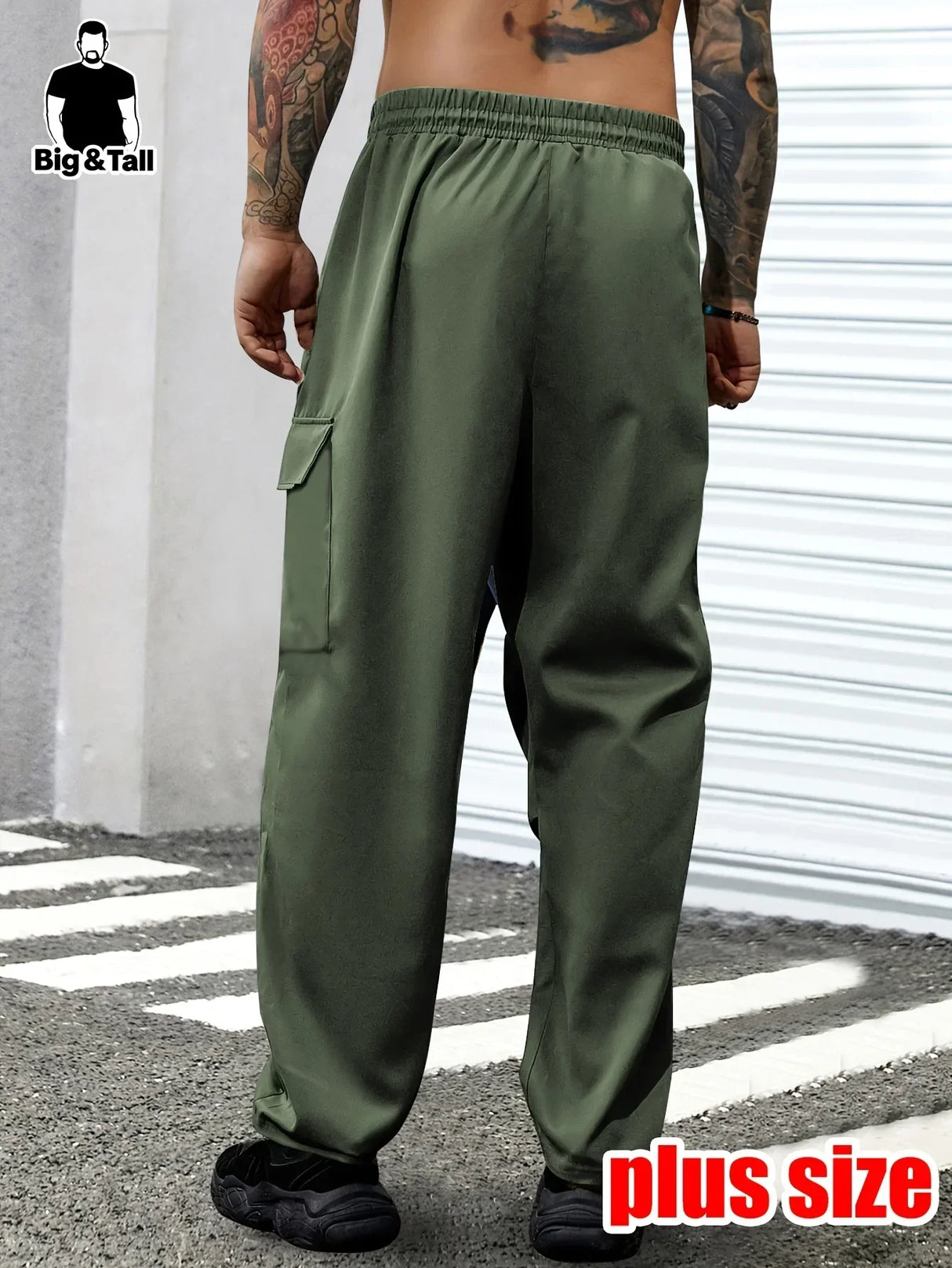 Men’s Drawstring Cargo Pants