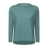Women's Long Sleeve Yoga Shirt – Quick-Dry Loose Running Training Top