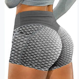 Women Honeycomb Yoga Shorts