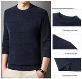 Men's Mink Cashmere O-Neck Sweater