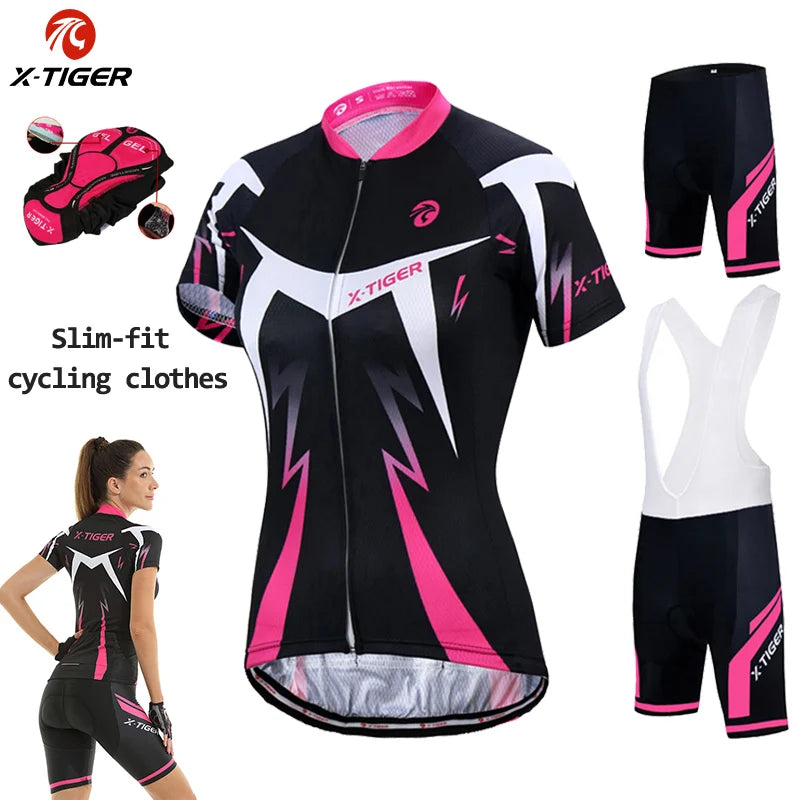 Women Summer Cycling Jersey Set