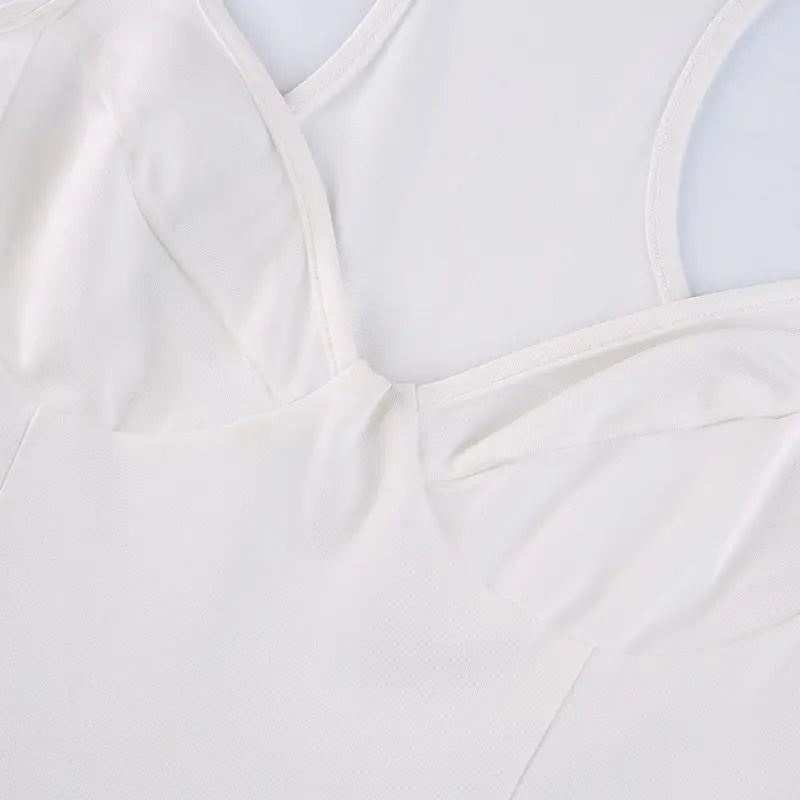 Retro Sleeveless Women's Bodysuit – Chic Slim Bodycon Summer Top