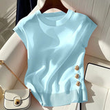 Women's Sleeveless Summer Knit Pullover