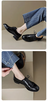 Women Leather Brogues – 2025