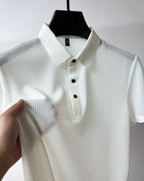 Men Ice Silk Polo Shirt