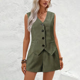 Waistcoat & Shorts Set for Women