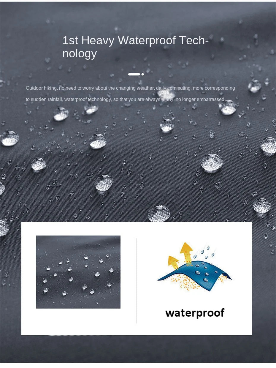 Men's Plus Size Travel Windbreaker