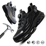 Women Safety Shoes White Lightweight Sneakers