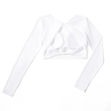 Women Open Back Long Sleeve Yoga Top