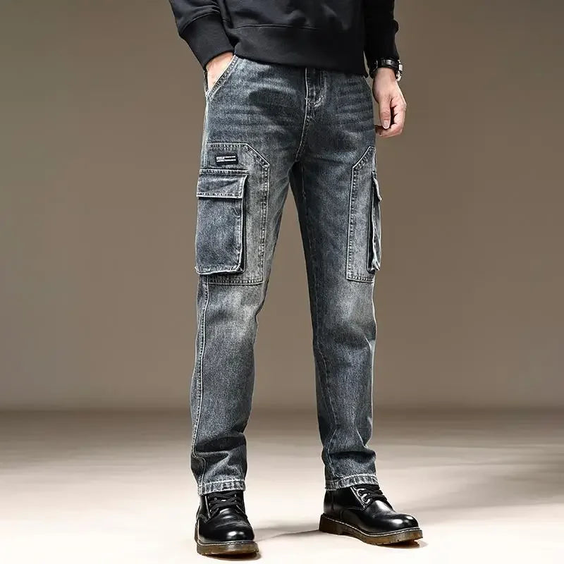 Men's Plus Size Loose Baggy Jeans