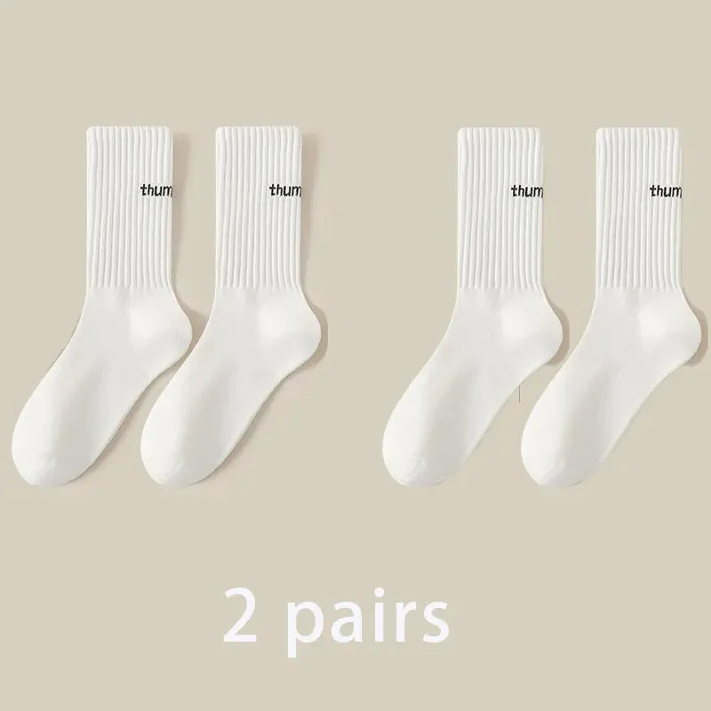 Men’s Mid-Length Sports Socks (2 Pairs)