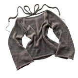 Women's Tie Back Knit Pullover