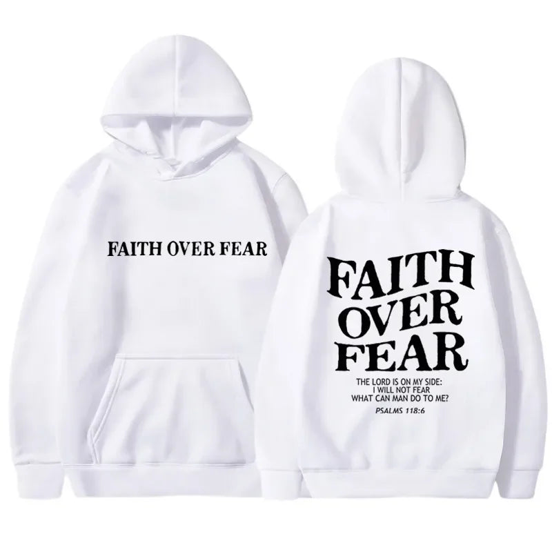 Men Faith Over Fear Hoodie