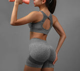 Women Fitness Vest & Shorts Set
